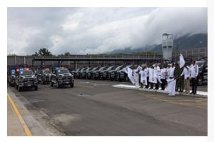 Entregan nuevas vehículos a Fuerza Tamaulipas con una inversión de 43 millones de pesos.