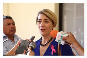 Lydia Madero, Secretaria de Salud de Tamaulipas.